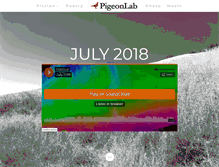 Tablet Screenshot of pigeonlab.net